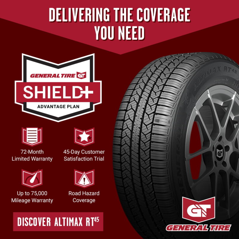 General Altimax RT45 All Season 235/40R19 96V XL Passenger Tire - Image 3