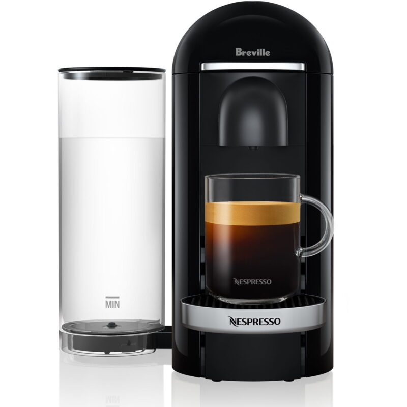 Breville Nespresso New VertuoPlus Deluxe Coffee and Espresso Single-Serve Machine in Piano Black - Image 5