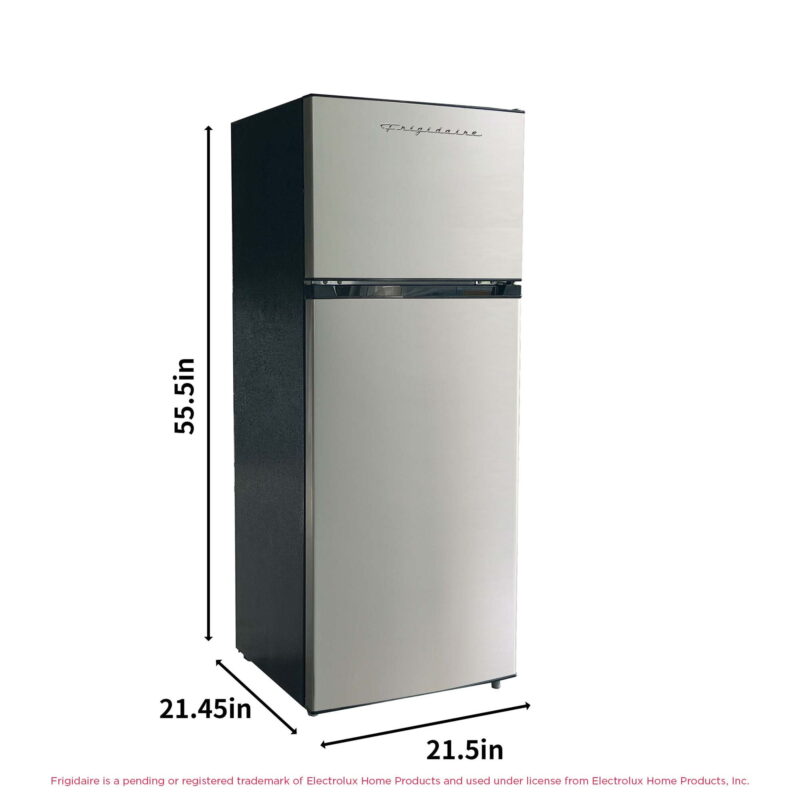 Frigidaire 21 in. 7.5 Cu. ft. Retro Refrigerator, Standard Door Style, Stainless Look - New - Image 5