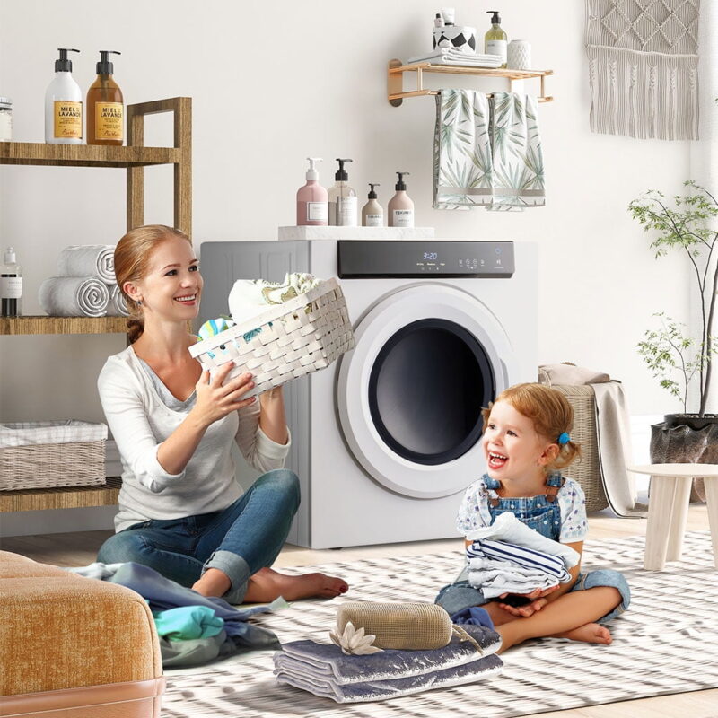 Irene Inevent Electric Clothes Dryer Apartment Dorm Clothes Drying Machine - Image 3