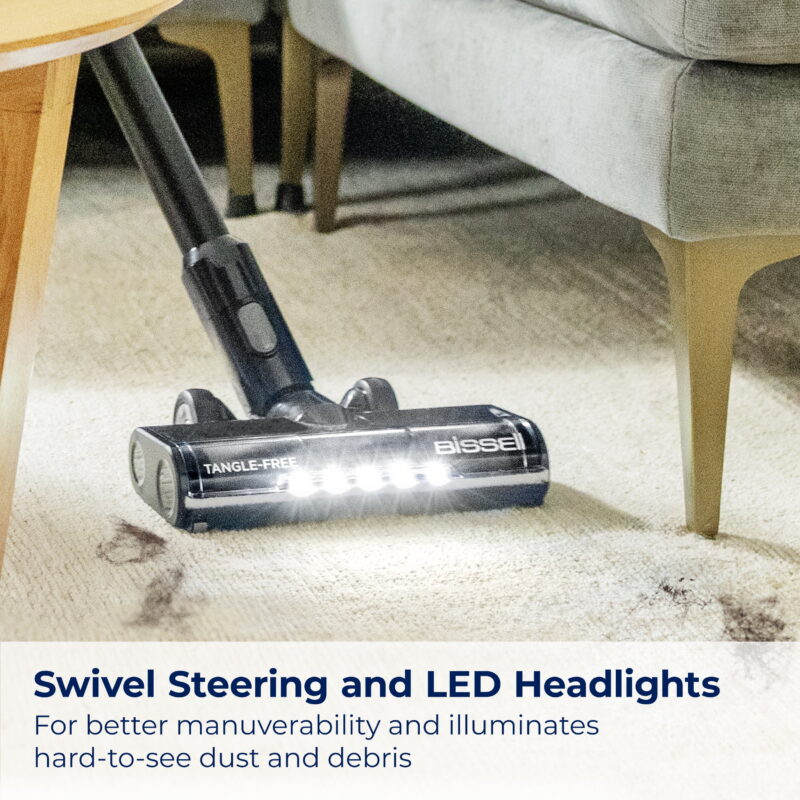 Bissell PowerLifter Lightweight Cordless Vacuum w/ Removable Battery, 35-min runtime, LED Lights, Removable Hand Vac, 3789X - Image 5
