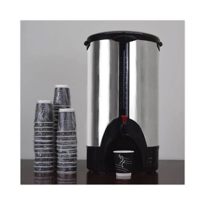 Coffee Pro 100-Cup Percolating Urn, Stainless Steel CP100 - Image 4