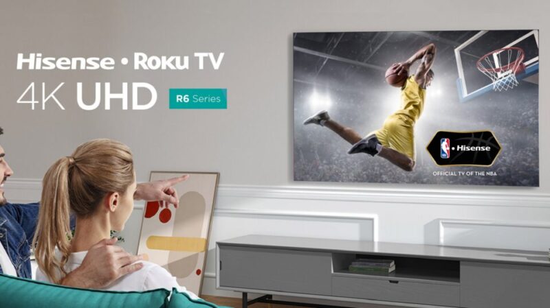 Hisense 75" Class 4K UHD LED LCD Roku Smart TV HDR R6 Series 75R6E4 - Image 2