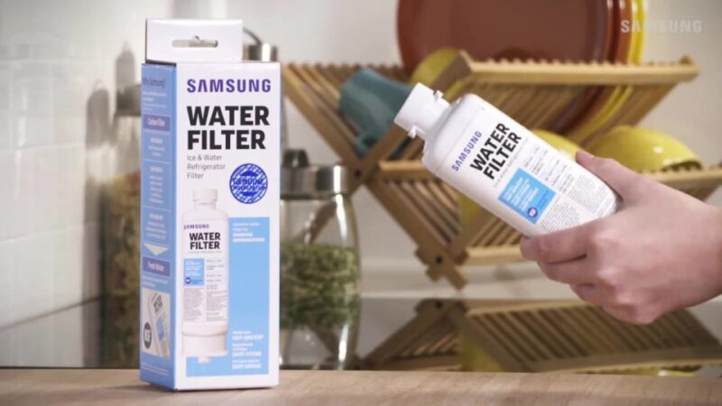 Genuine HAF-CIN Samsung Replacement Water Filter - 3 Pack, Blue and White - Image 2