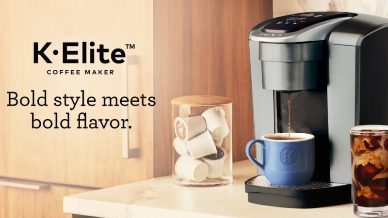 Keurig K-Elite Single-Serve K-Cup Pod Coffee Maker, Brushed Silver - Image 2
