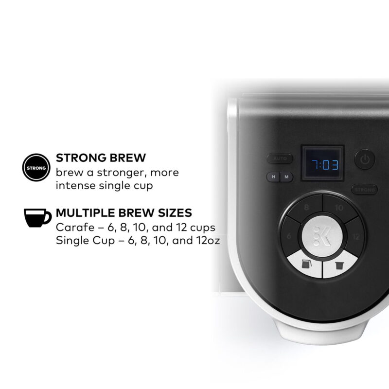 Keurig K-Duo Single Serve K-Cup Pod & Carafe Coffee Maker, Black - Image 3
