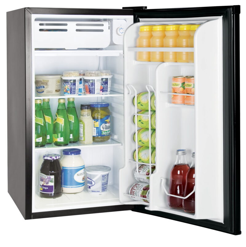 Arctic Chef 3.2 Cu. Ft. Mini Fridge, Black Stainless Steel - Image 5