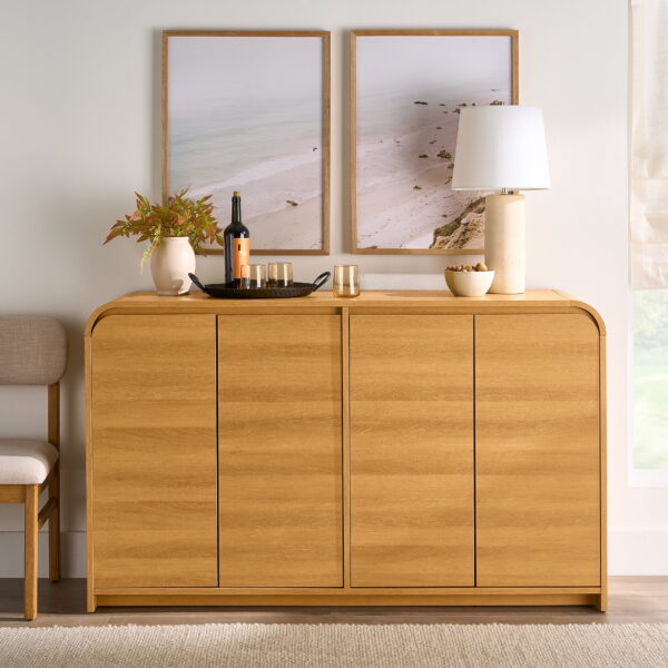 Better Homes & Gardens Juliet Sideboard, Light Honey Finish