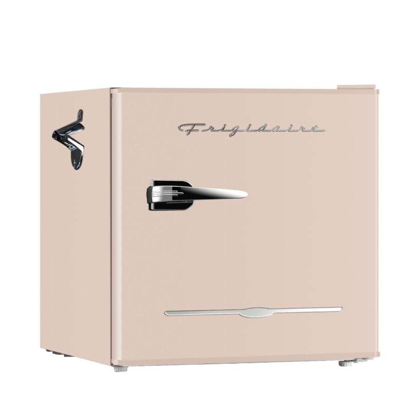 Frigidaire 1.6 Cu ft. Retro Compact Refrigerator with Side Bottle Opener, Coral