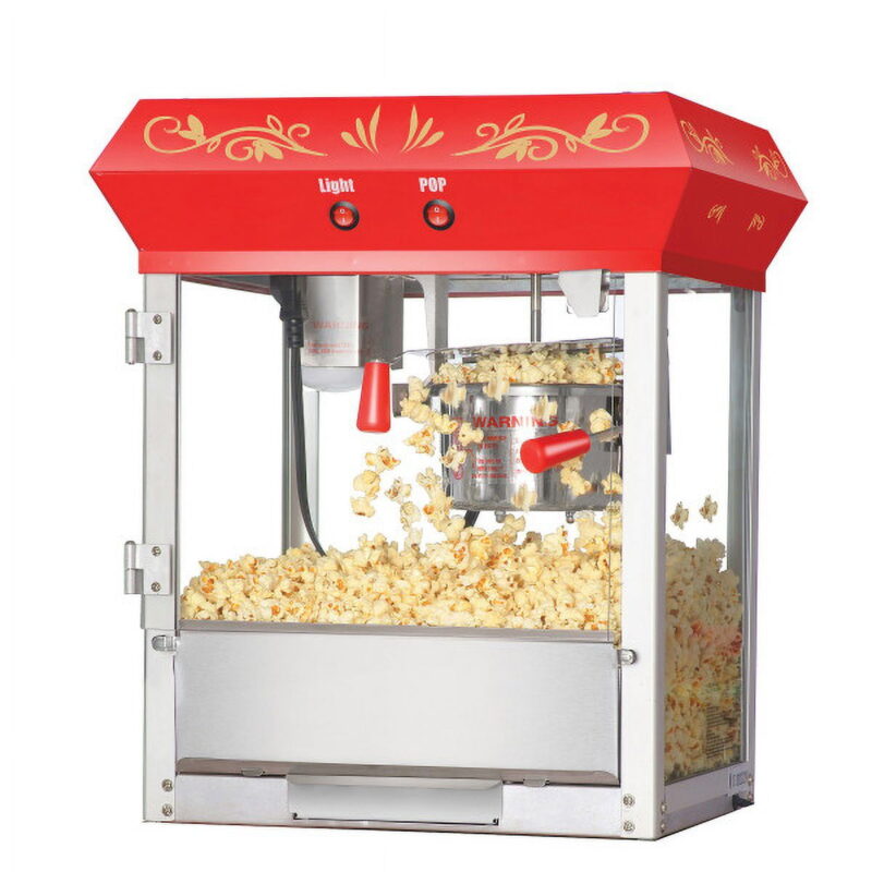 Great Northern Popcorn Red Commercial Electric Popcorn Popper
