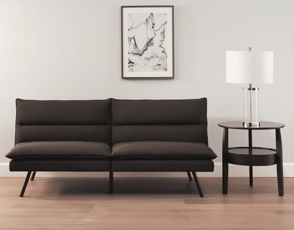 Mainstays Pillow Top 71.25" Futon, Charcoal