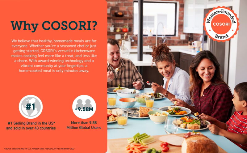 COSORI Pro II 5.8-Quart Smart Air Fryer, 12-in-1, Walmart Exclusive Bonus, Voice Control, Red - Image 5