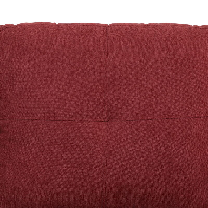 Hommoo L Shaped Couch Set Sectional Sofa Set, Flannel Living Room Furniture Sets, 4-Seat Couches and Sofa Set for Home, Apartment, Dorm, Red(No Ottoman) - Image 6