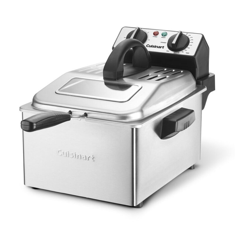 Cuisinart 4 Quart 1800W Electric Deep Fryer, Stainless Steel - Image 2