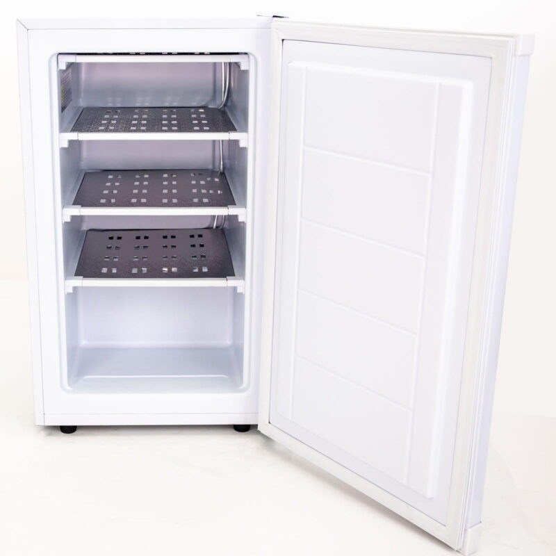 Avanti VF306 Compact Upright Freezer with 3 Metal Shelves, Adjustable Temperature Control, Flush-Back Design Perfect for Homes, Garages, Basements, White - Image 5