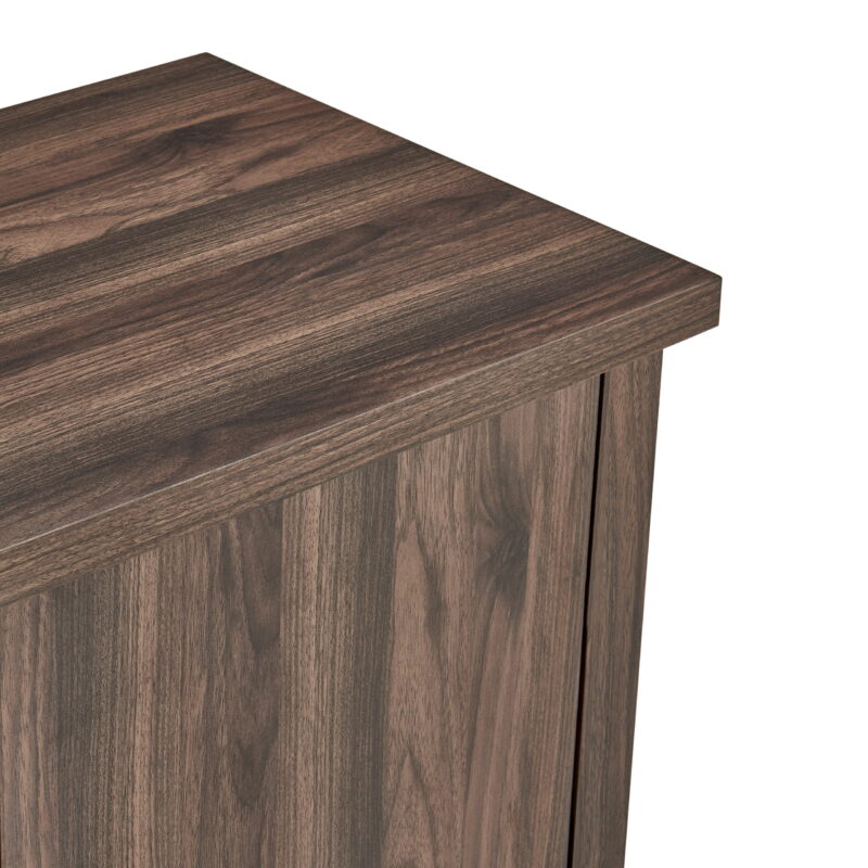 Mainstays TV Stand for TVs up to 65", Canyon Walnut - Image 2