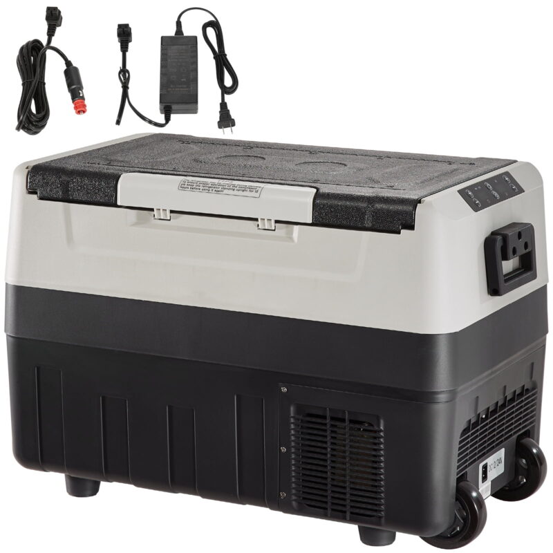 BENTISM 37 qt Dual Zone Car Refrigerator with App Control and Wheels - Image 3