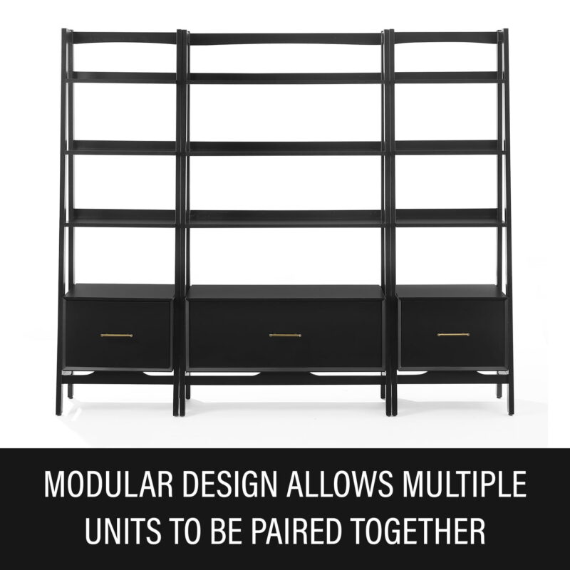 Crosley Furniture Landon Large Etagere Bookcase - Image 4