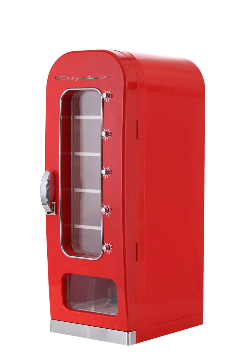 Frigidaire 0.6 cu. ft. Can Dispenser & Beverage Mini Personal Vending machine Fridge Cooler (EFMIS045) - Red, New, 20 inch Width - Image 7