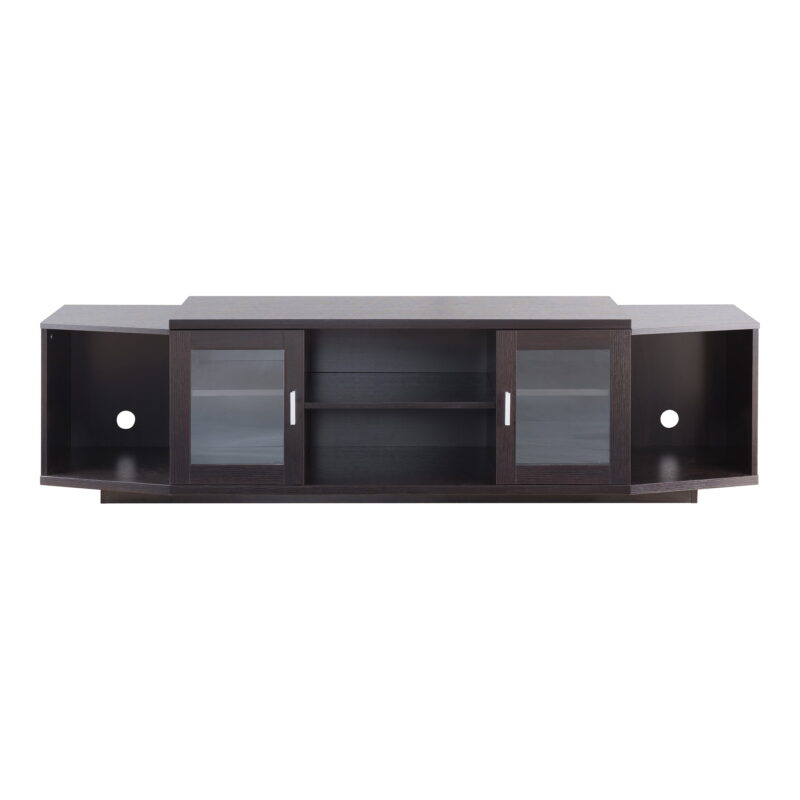 Furniture of America Daytona TV Stand for TVs up to 80", Cappuccino - Image 4