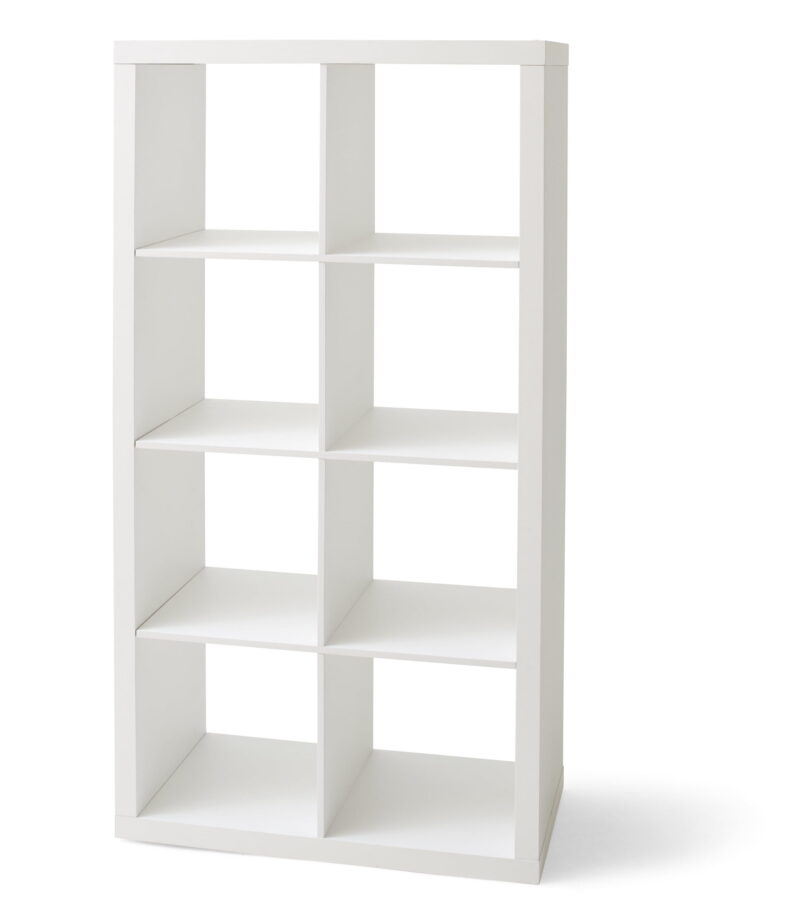Better Homes & Gardens 8 Cube Organizer with 4 X Shelf Inserts, White Texture - Image 6