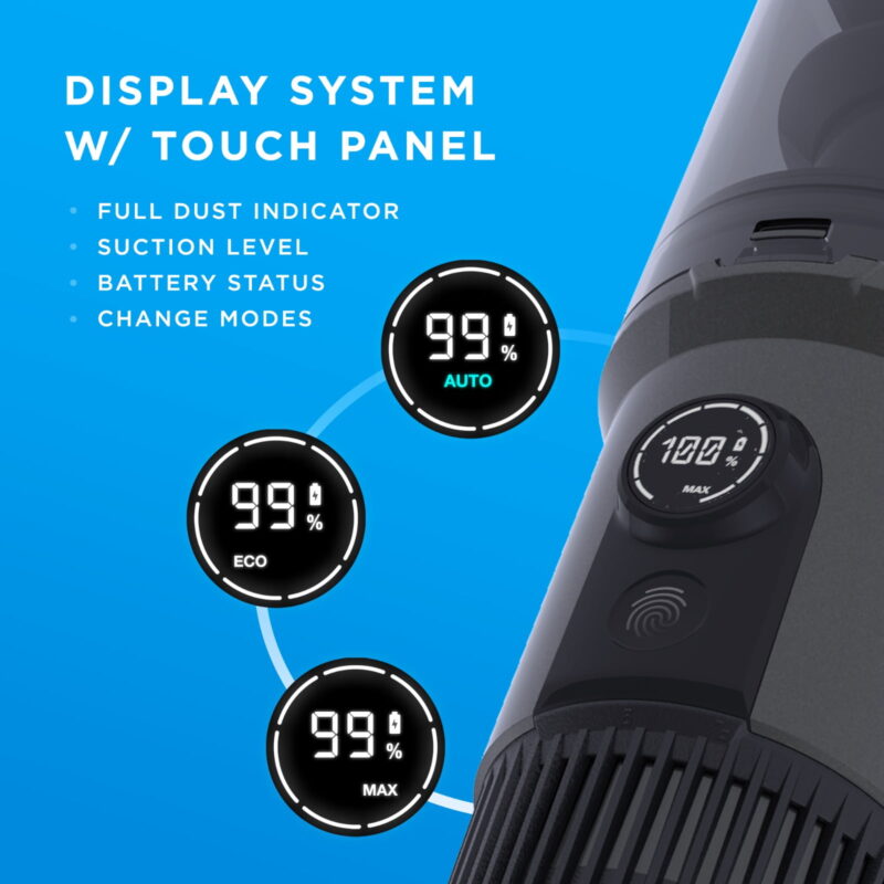 iHome Stick Vac SV2 Lightweight Cordless Vacuum Cleaner, Strong Suction, LED, Extended Battery Life - Image 3