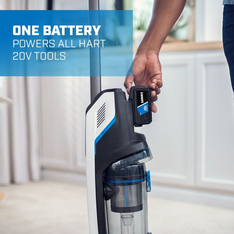 HART 20-Volt High Capacity Cordless Stick Vacuum Kit (1) 20-Volt 4.0AH Lithium-Ion Battery - Image 6