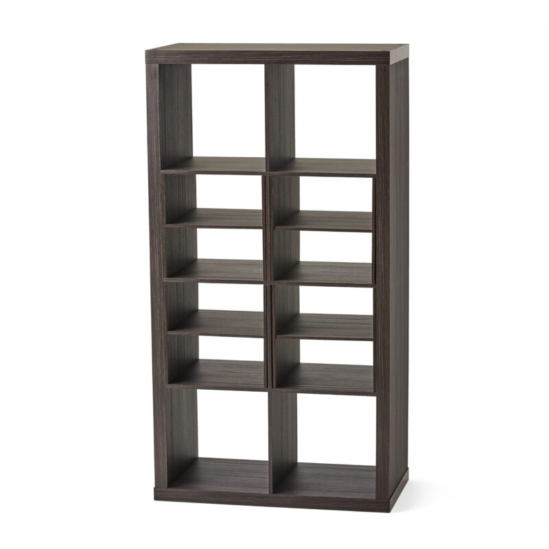 Better Homes & Gardens 8 Cube Organizer with 4 H Shelf Inserts, Tobacco Oak - Image 5