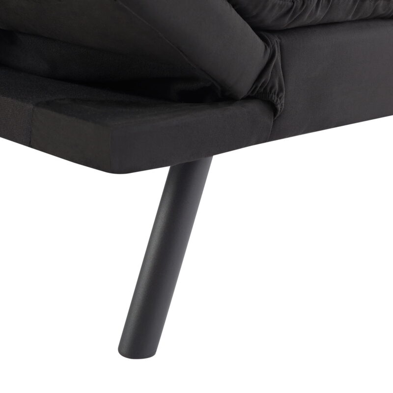 Mainstays Memory Foam Futon with 72",Black - Image 4