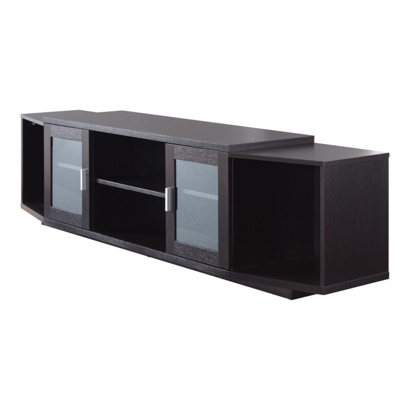 Furniture of America Daytona TV Stand for TVs up to 80", Cappuccino - Image 3