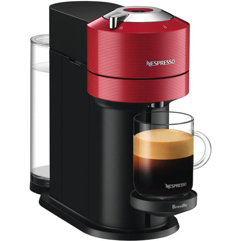 Breville Vertuo Next Coffee and Espresso Maker in Red, Single Serve Brewers, BNV520RED1BUC1 - Image 4