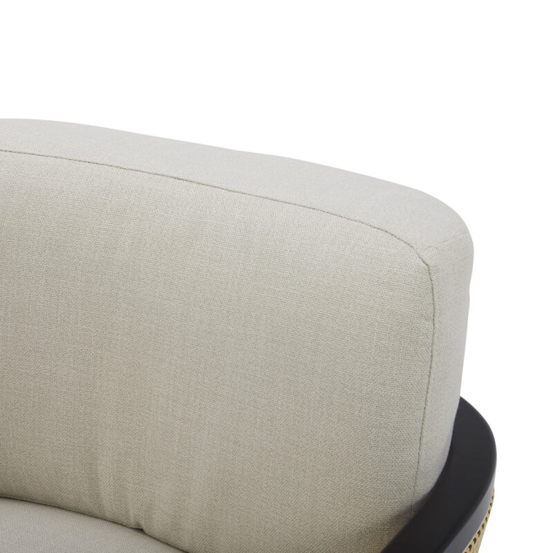 Better Homes & Gardens Springwood Cane Swivel Accent Chair, Charcoal - Image 6