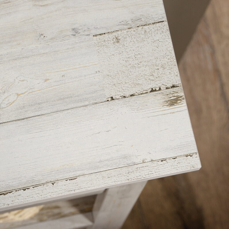Sauder Select 5-Shelf Bookcase, White Plank Finish - Image 3