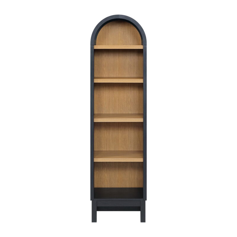 Better Homes & Gardens Juliet Narrow Arch Bookcase, Rich Black Finish - Image 6