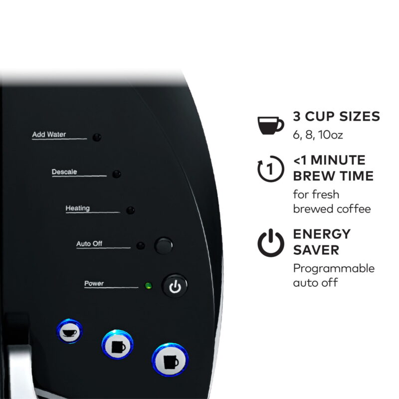 Keurig K-Classic Single Serve K-Cup Pod Coffee Maker, Black - Image 5