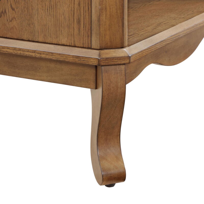 The Pioneer Woman Helen Bookcase Made With Solid Wood Frame, Heirloom Brown - Image 7