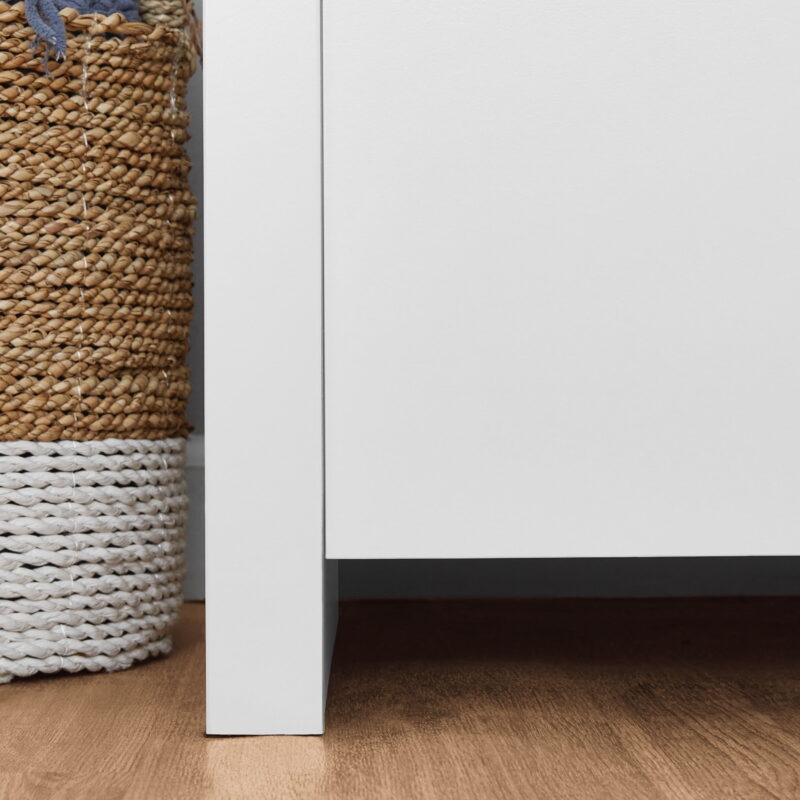 Mainstays Hillside 4-Drawer Dresser, White Finish - Image 4