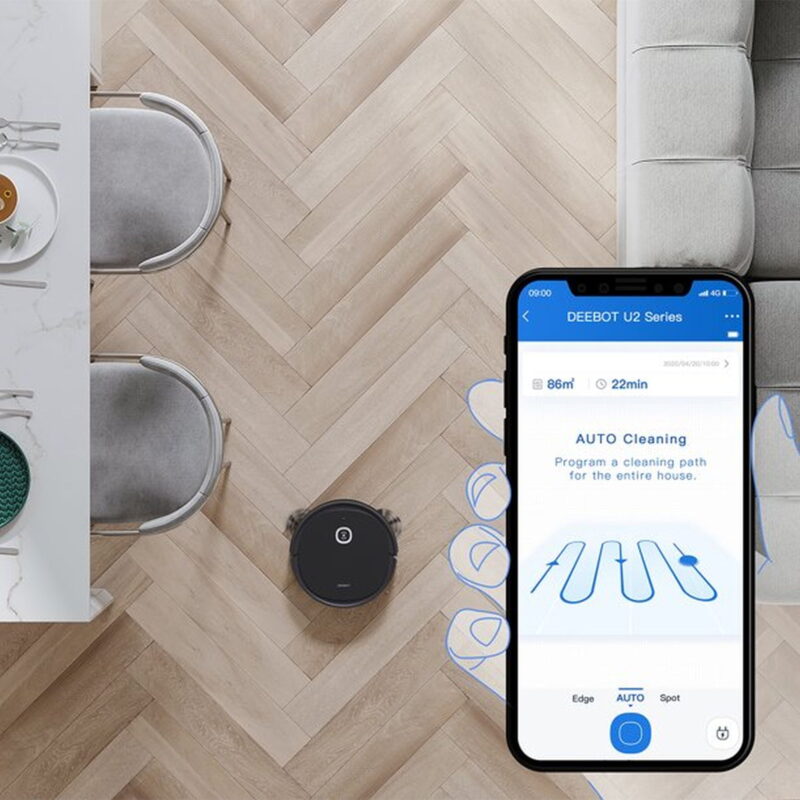 ECOVACS DEEBOT U2SE Robot Vacuum Cleaner and Mop with WiFi & App - Image 6