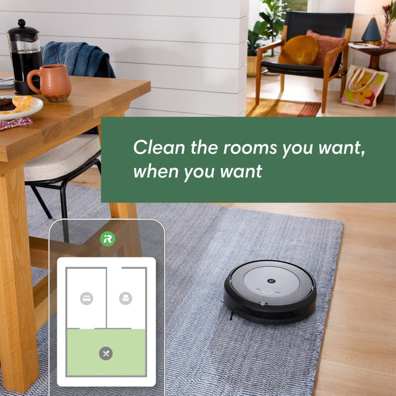 iRobot Roomba i3+ EVO Robot Vacuum and Braava Jet Robot Mop Bundle - Wi-Fi Connected, Smart Mapping - Image 3
