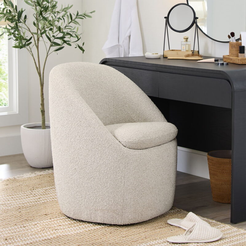 Better Homes & Gardens Mira Everywhere Dining Chairs, Cream - Image 2