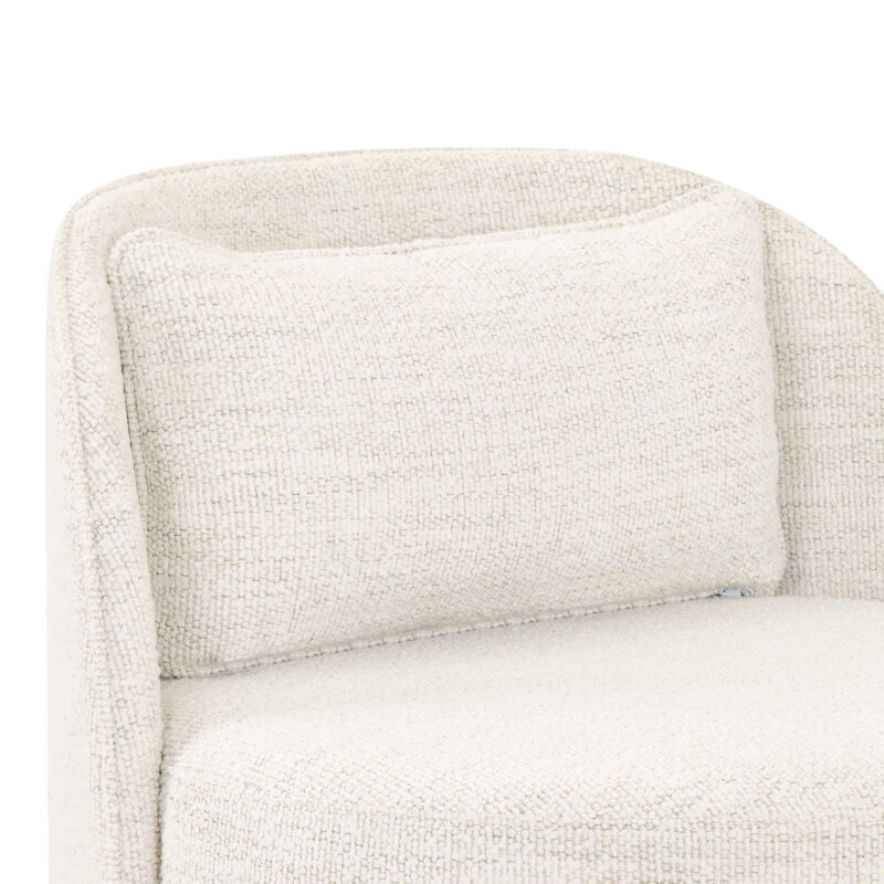 Better Homes & Gardens Juliet Modern Arch Swivel Accent Chair, Cream Boucle - Image 6