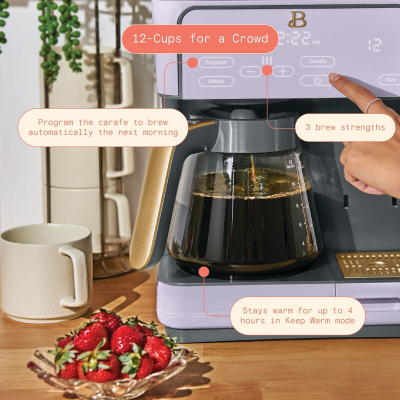 Beautiful Multi-Brew Coffee Maker, Lavender by Drew Barrymore - Image 5
