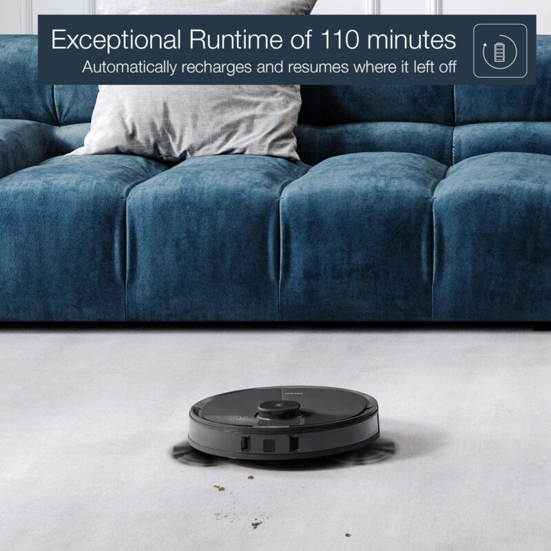 ECOVACS DEEBOT N8+ Vacuum & Mop Robot with Advanced Laser Mapping and Auto-Empty Station - Image 5