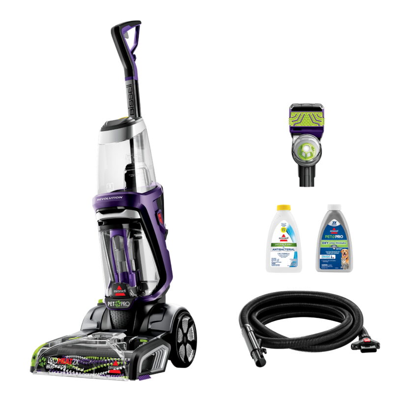 BISSELL Pro Heat 2X Revolution Pet Carpet Cleaner, 3578 & BISSELL Pet Carpet Stain Remover, 60 Fluid Ounce 5959W - Image 2