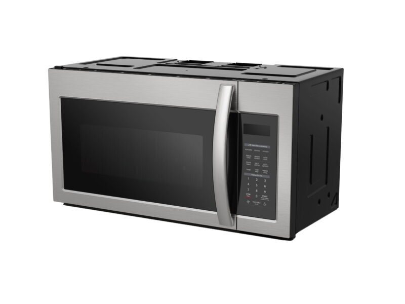 Black+Decker 1.9 Cu Ft 16.40 in Over The Range Microwave Oven in Stainless Steel - Image 3