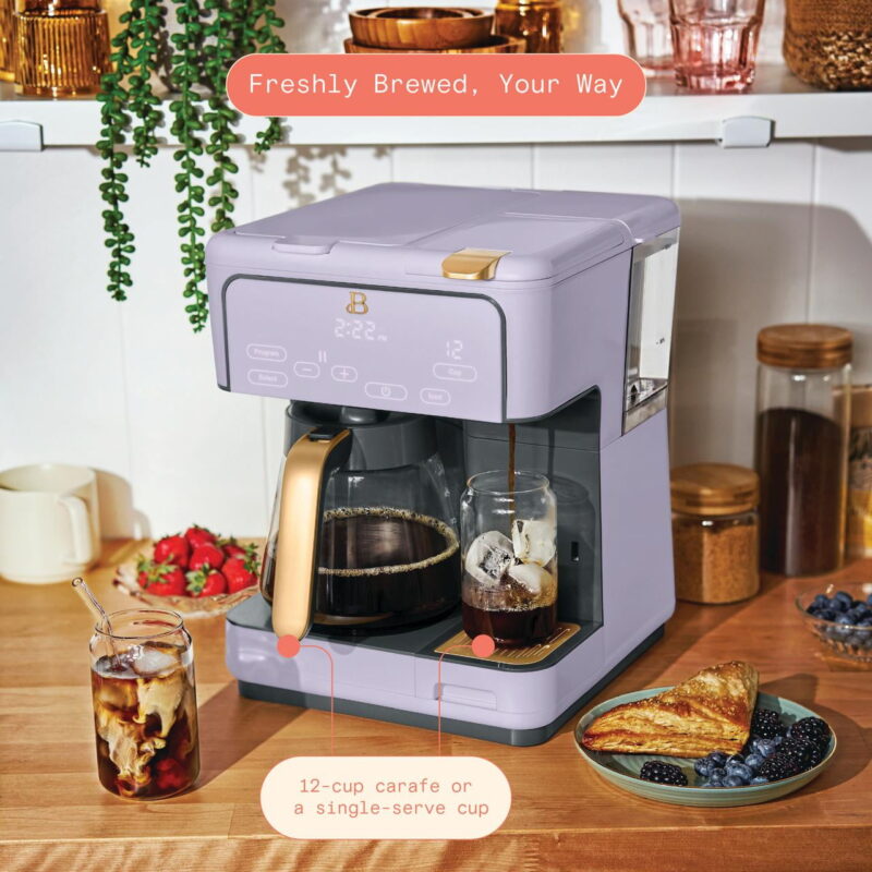 Beautiful Multi-Brew Coffee Maker, Lavender by Drew Barrymore - Image 4