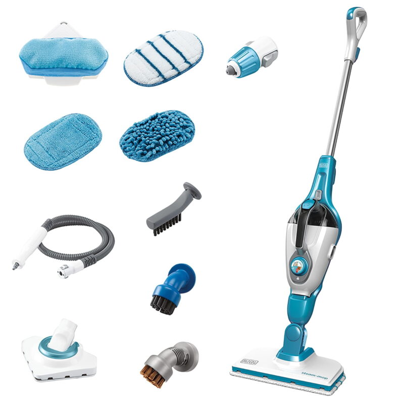 BLACK+DECKER Steam Mop + Glove 7-in-1 Complete Steam Cleaning Solution, HSMC1361SGP - Image 5