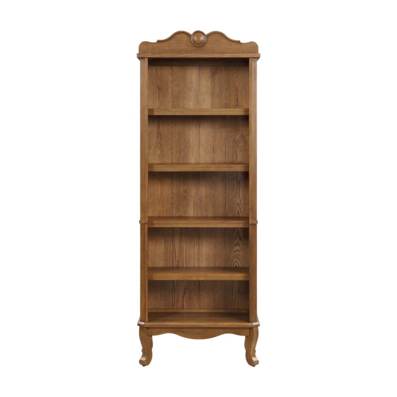 The Pioneer Woman Helen Bookcase Made With Solid Wood Frame, Heirloom Brown - Image 4