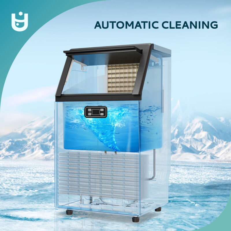 EUHOMY Commercial Ice Maker Machine, 99lbs/24H Stainless Steel Under Counter ice Machine - Image 7