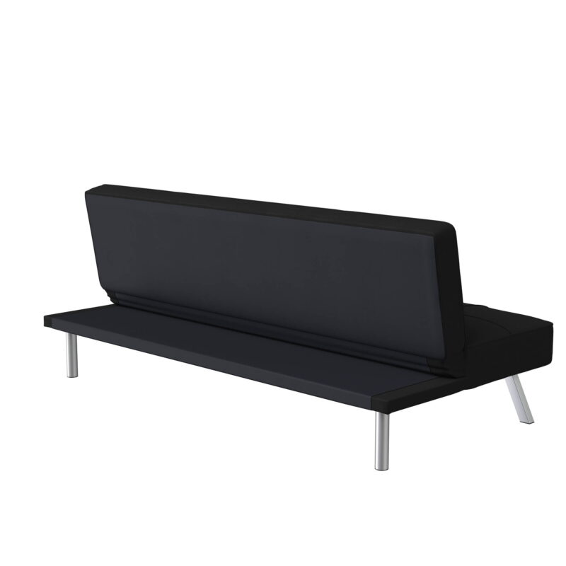 Serta Chelsea Modern Full Futon, Black Fabric - Image 6